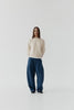 Dart-Knee Pleated Trousers