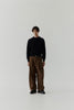 Dart-Knee Pleated Trousers