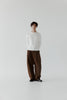 Dart-Knee Pleated Trousers