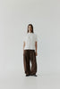 Dart-Knee Pleated Trousers