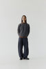 Dart-Knee Pleated Trousers