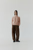 Dart-Knee Pleated Trousers