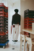 Dart-Knee Pleated Trousers
