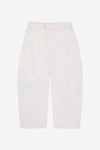 Dart-Knee Pleated Trousers