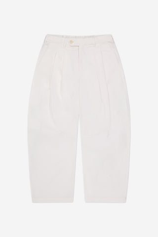 Dart-Knee Pleated Trousers